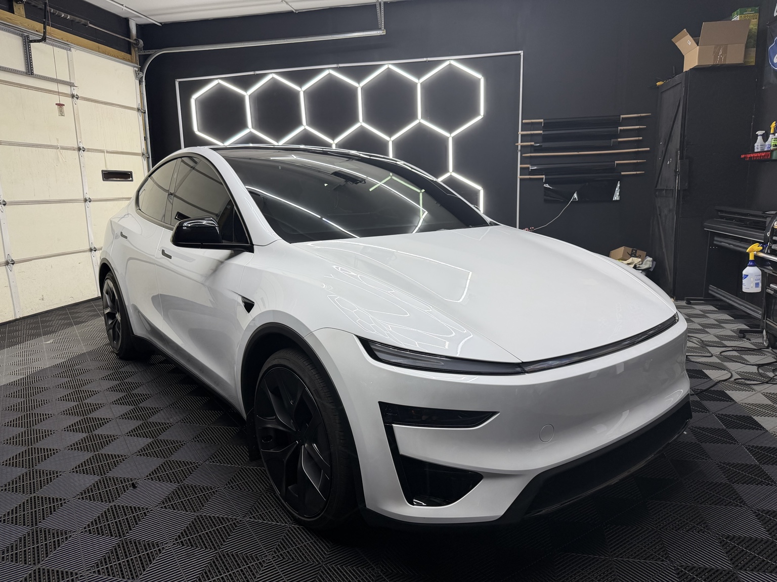 Tesla window tint by JYCustoms