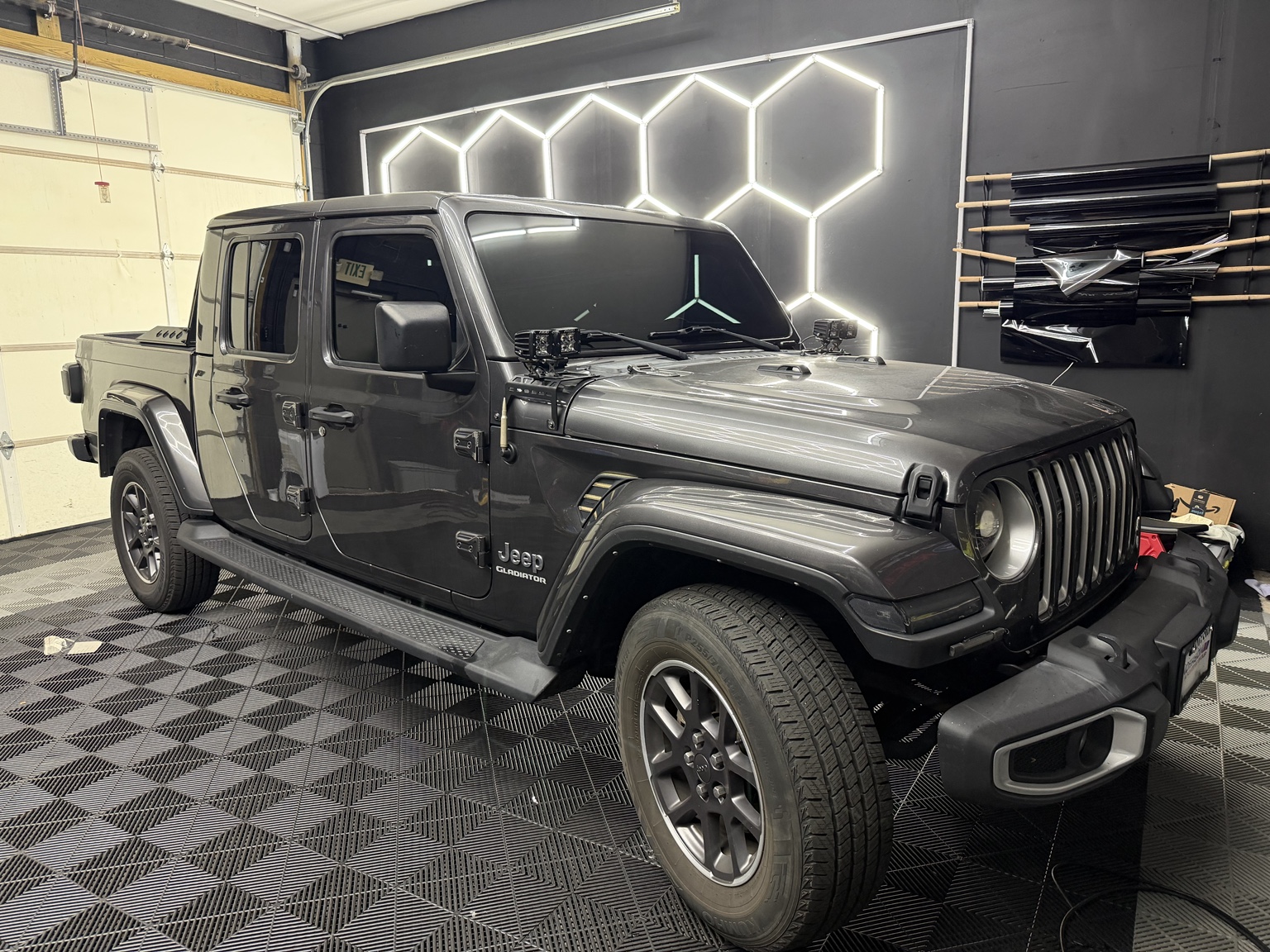Jeep Gladiator window tint by JYCustoms