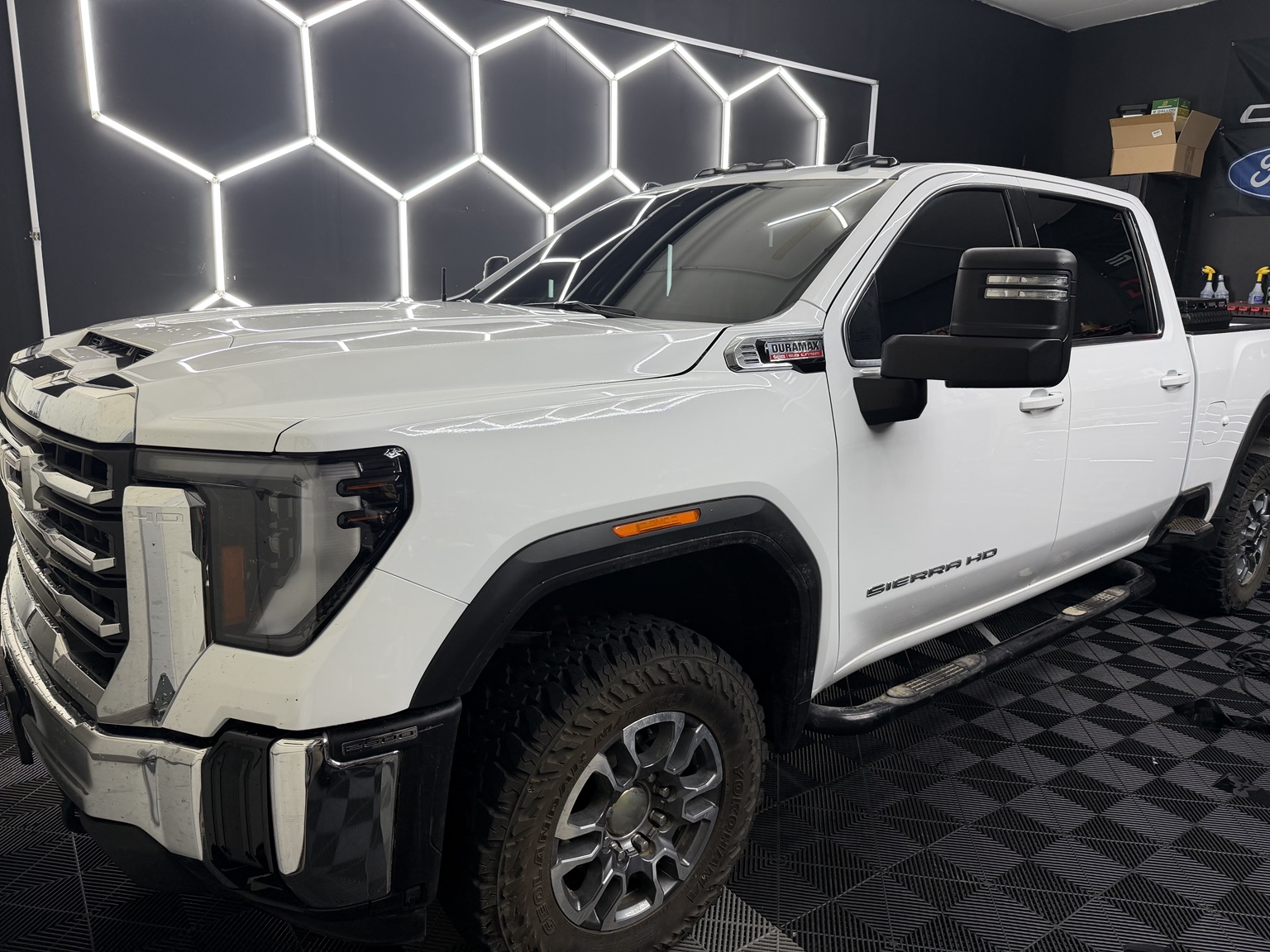 GMC Sierra window tint by JYCustoms